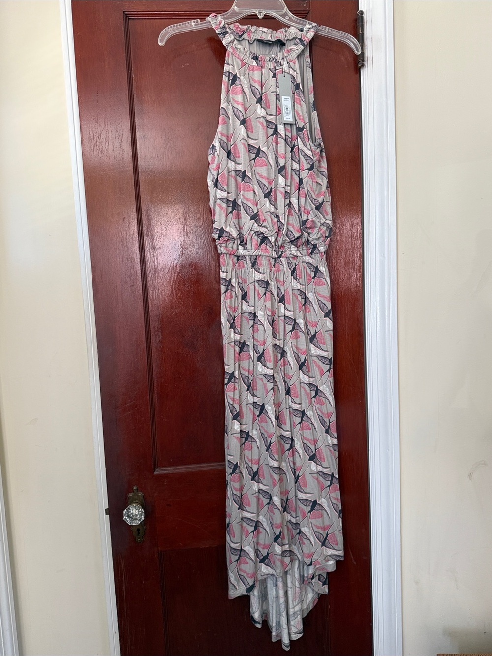 Apt 9 Sleeveless Floral Maxi Dress with Smocked Waist